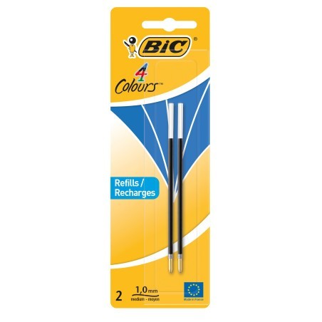 BIC 4 Colours ricariche blu punta media 1.0 mm 2 Pz 931778