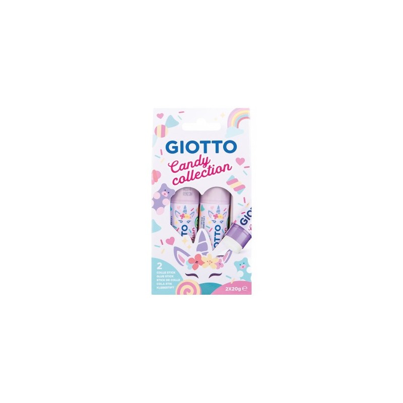 COLLA STICK GIOTTO GR.20 CANDY COLLECTION -2pz 546700