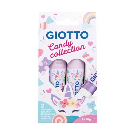 COLLA STICK GIOTTO GR.20 CANDY COLLECTION -2pz 546700