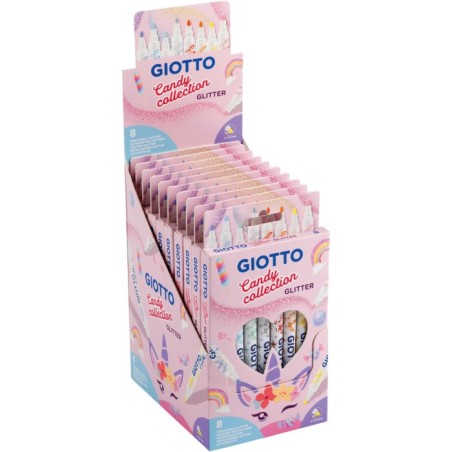 TURBO GLITTER PASTEL CANDY COLLECTION DA 8 -EXPO10PZ 4285