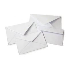 Blasetti Busta Campidoglio Bianco 12x18 cm 100 g/m² Taglio a Punta 500 Pezzi 0086