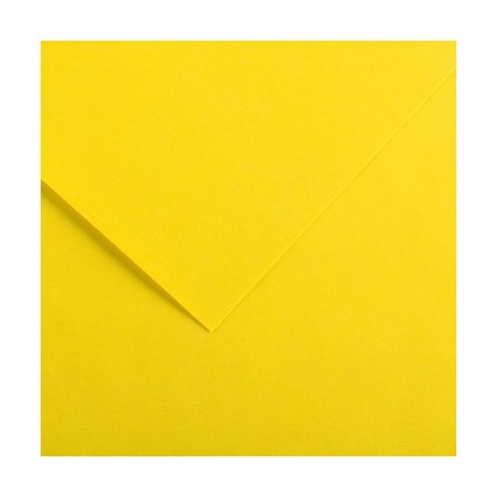 Canson Colorline Carta Giallo Canarino 04 A4 220 g/m² Liscio Ruvido 50 Fogli C507412003