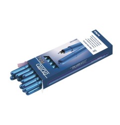 FILA Tratto Pen Metal Penna Punta in Fibra 0.5 mm Blu Cobalto 12 Pz 830710