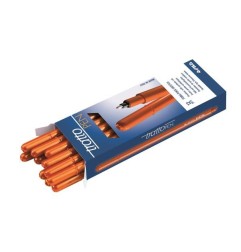 FFILA Tratto Pen Metal Penna Punta in Fibra 0.5 mm Arancione Fluo 12 Pezzi 830714