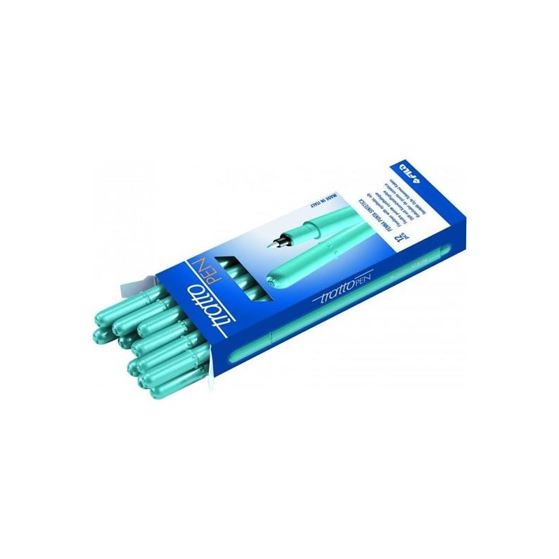 FILA Tratto Pen Metal Penna Punta in Fibra 0.5 mm Azzurro Cielo 12 Pz 830719