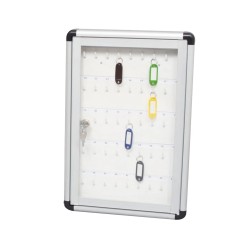 METALPLUS 2184/1 Bacheca Murale Portachiavi 30x45 45 Posti con Serratura