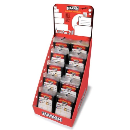 Etichette adesive bianche Markin Expo 250 pz X100ESP