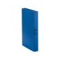Esselte Eurobox C24 Cartella Progetti Cartoncino Blu 25x35 cm Dorso 4 cm Chiusura a Bottone 390324050