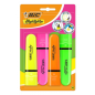 BIC Highlighter Flat Neon evidenziatori punta 1.2–4.6 mm 4 colori 517952