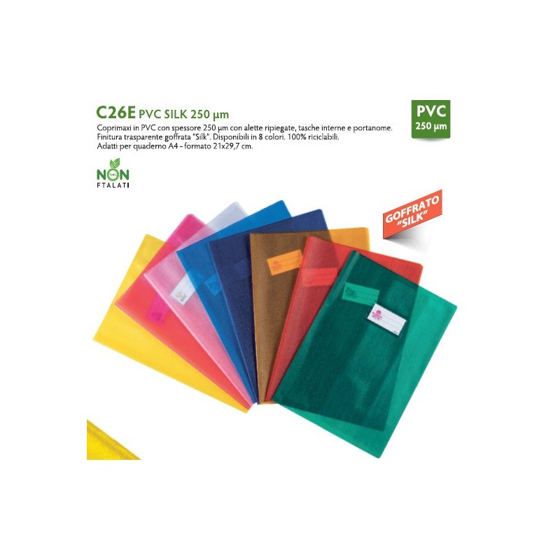 COPRIMAXI SILK C26E FAVORIT GOFFR. ARANCIO -30pz C/ETICH. 250my 100500956