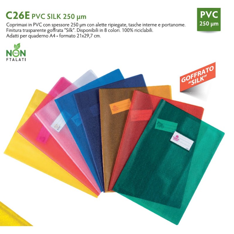 COPRIMAXI SILK C26E FAVORIT GOFFR. VERDE -30pz C/ETICH. 250my 100500962