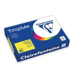 Clairefontaine Trophée 1877 Carta Colorata A4 80g/m² Giallo Sole 500 Fogli