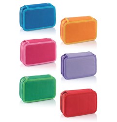 Favorit Astuccio 3 zip B.color assortito 12+18+acc 400184016