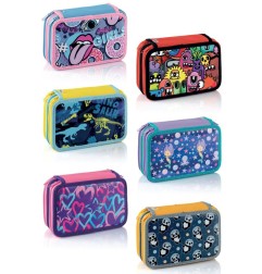 Favorit Astuccio 3 zip Fantasy assortito 12+18+acc 400184015