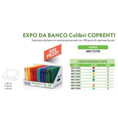 EXPO DA BANCO COPRIMAXI COLIBRì LACCATI ASS. -300pz. 400175759