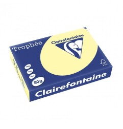 CLAIREFONTAINE TROPHEE 500 fogli Carta per fotocopie colore giallo canarino A4 80 gr1977