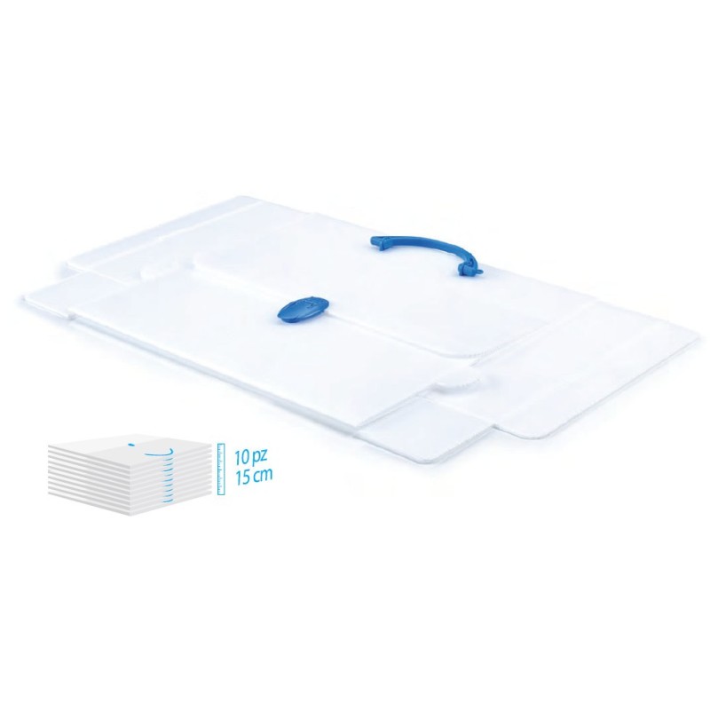 Favorit Valigetta in Plastica Polionda neutra 2 Chiusure Salvaspazio 27X38X8 501087