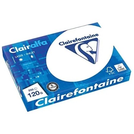 Clairefontaine Clairalfa 1952C A4 120g Carta bianca satinata 250 fogli