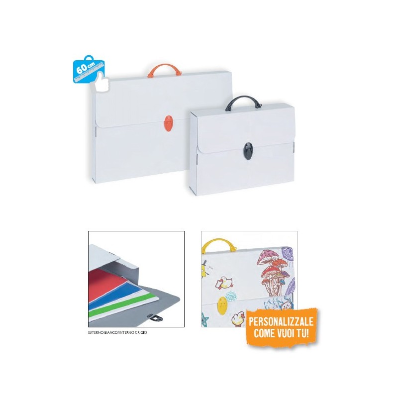 FAVORIT Valigetta in Polionda Personalizzabile 1 Chiusura 37,5x27 dorso 8 400176700