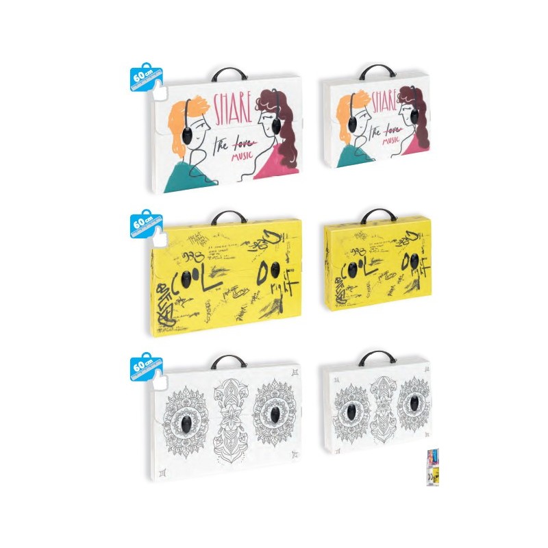 FAVORIT Valigetta in Polionda soggetti Smart 2 Chiusure 36,5x56,5 dorso 5,5 400183886