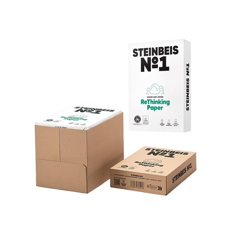 CARTA STEINBEIS N.1 A4 GR.80 RICICLATA