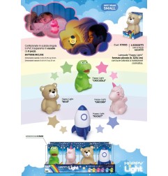 Lebez LAMPADA HAPPY LIGHT ASSORTITI H.12cm. 82000