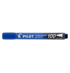 Pilot Permanent Marker 100 punta tonda 1 mm blu 12 pz 002706