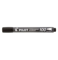 Pilot Permanent Marker 100 nero punta tonda 1 mm confezione 12 pz 002705
