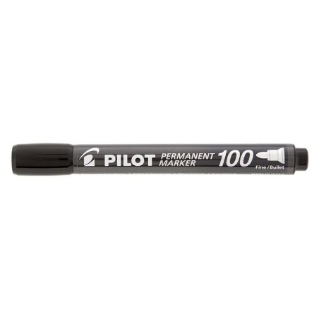 Pilot Permanent Marker 100 nero punta tonda 1 mm confezione 12 pz 002705