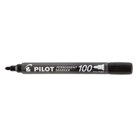Pilot Permanent Marker 100 nero punta tonda 1 mm confezione 12 pz 002705