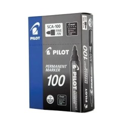 Pilot Permanent Marker 100 nero punta tonda 1 mm confezione 12 pz 002705