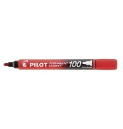 MARKER PILOT 100 -12pz PUNTA TONDA ROSSO 002707