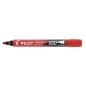 MARKER PILOT 100 -12pz PUNTA TONDA ROSSO 002707