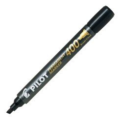 Pilot Permanent Marker 400 nero punta scalpello 4 mm confezione 12 pz 002710