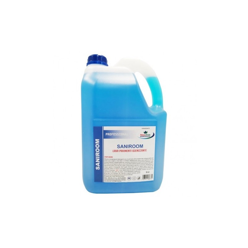 Clean Professional Saniroom Igienizzante Pavimenti 5L Eucalipto Uso Diluizione 1056.