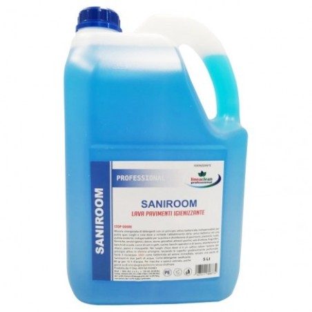 Clean Professional Saniroom Igienizzante Pavimenti 5L Eucalipto Uso Diluizione 1056.