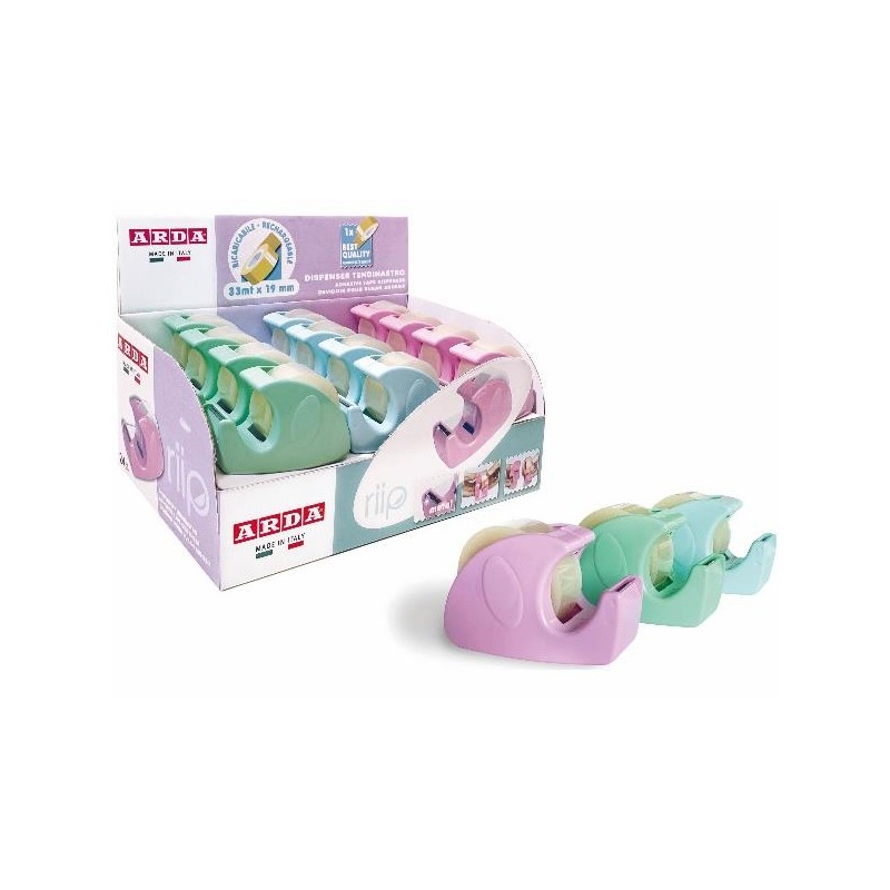 DISPENSER ARDA C/NASTRO 19X33 COL. PASTELLO 24Pz. C1347P