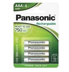 PANASONIC PILE MINISTILO EVOLTA RICARICABILI 750mAh -4pz