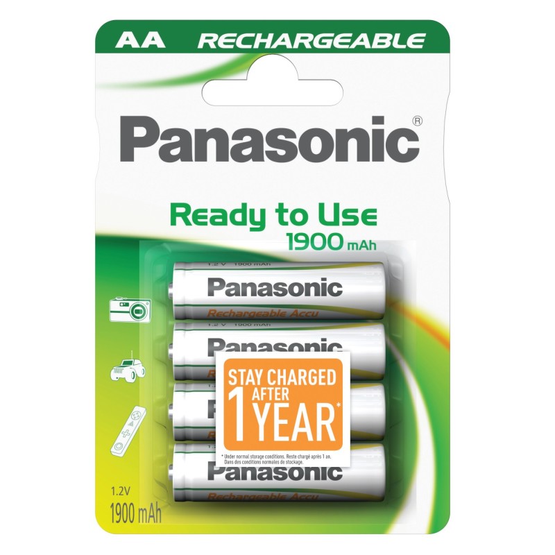 PANASONIC PILE STILO EVOLTA RICARICABILI 1900mAh -4pz
