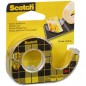 3M Scotch nastro biadesivo trasparente 12mm x 6,3m con dispenser 48327