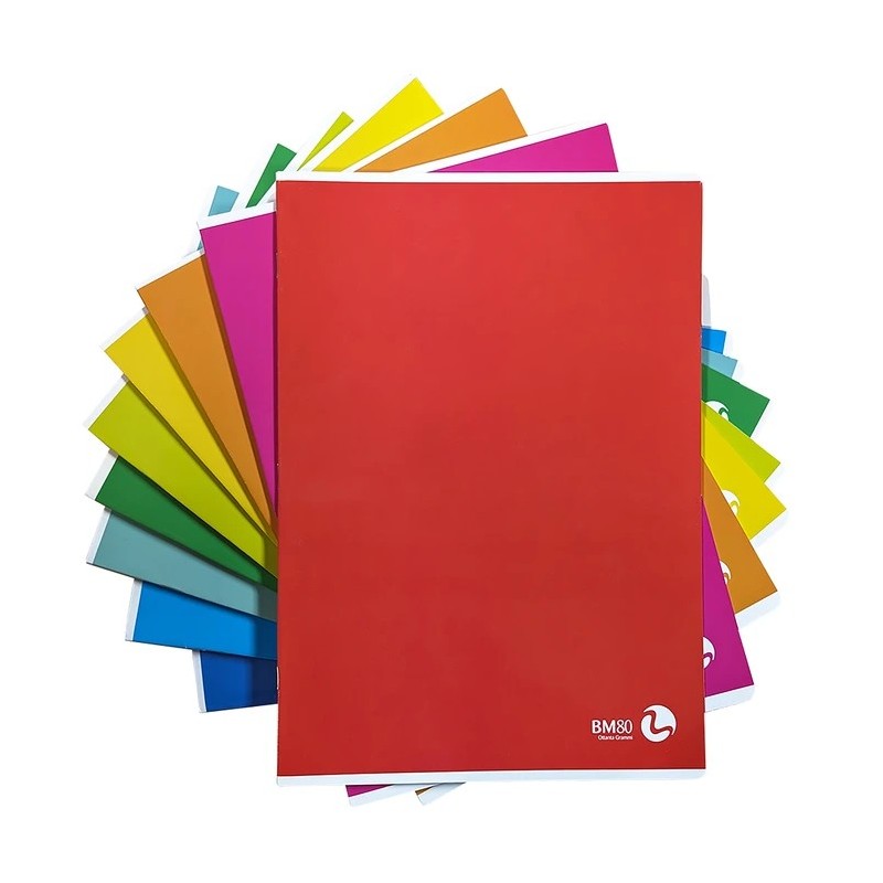BM COLOR BASIC Conf.10 pz Quaderni Maxi 20+1 fogli - rig.10M 80gr 0110607