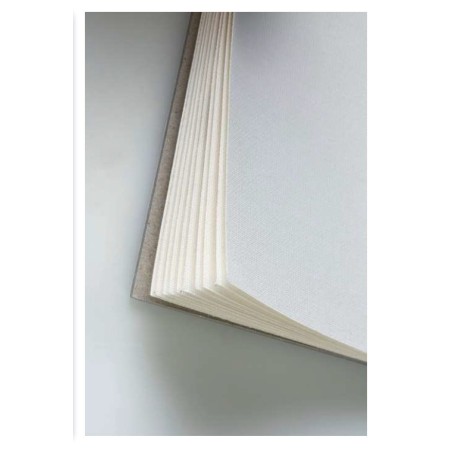 Clairefontaine Blocco Collato Tela Bianca A4 21×29.7 cm 200 g/m² 10 Fogli 975207C