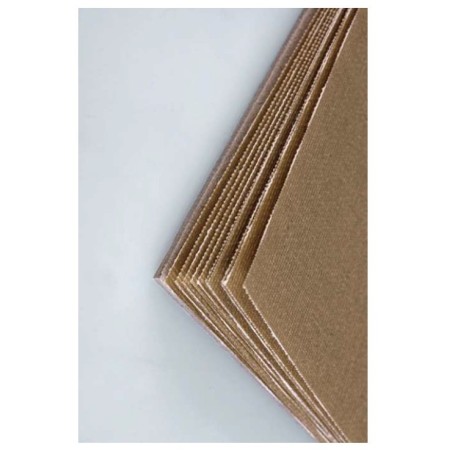 Clairefontaine Blocco Tela A4 21×29.7 cm 210 g/m² 10 Fogli Grana Media Policotone Naturale Collato Lato Corto 975210C