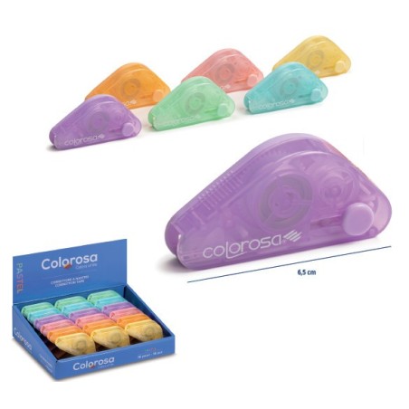 EXPO CORRETTORI A NASTRO COLOROSA PASTEL 18PZ -360115