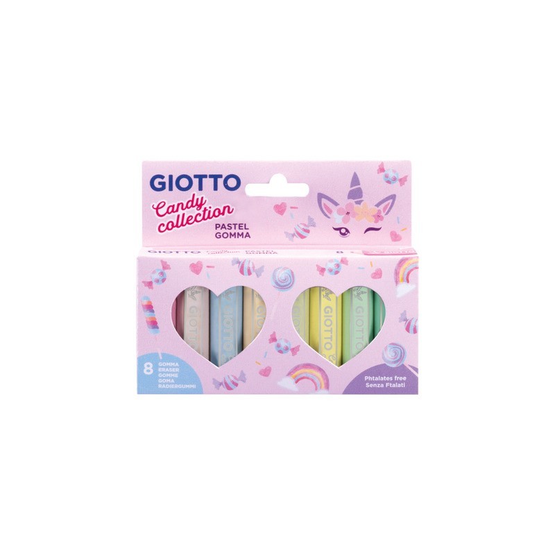 CANDY COLLECTION GOMMA GIOTTO PASTEL -8PZ.   F232300