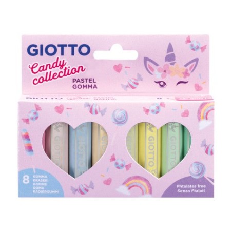 CANDY COLLECTION GOMMA GIOTTO PASTEL -8PZ.   F232300
