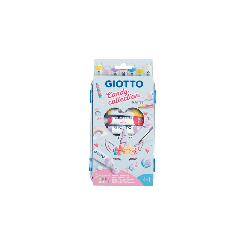 CANDY COLLECTION TEMPERA GIOTTO 7 COLORI F302300
