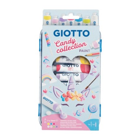 CANDY COLLECTION TEMPERA GIOTTO 7 COLORI F302300