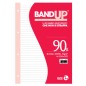 BM Ricambio Rinforzato Band-Up A4 90g/m² 40 fogli rigatura 1R banda trasparente antistrappo foratura universale 0105491