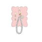 Seven Portachiavi Pearls and One Little Flower Charms metallo e perle sintetiche M50272B-32862
